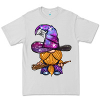 Dove Grey witch gnome with broom Premium Tee - BundleAndBundleShop