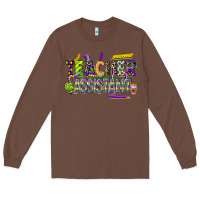 Chestnut mardi gras teacher assistant Long Sleeve Tee - CowGirlArtShop