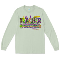 Matcha mardi gras teacher assistant Long Sleeve Tee - CowGirlArtShop