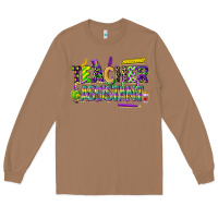 Toasted Coconut mardi gras teacher assistant Long Sleeve Tee - CowGirlArtShop