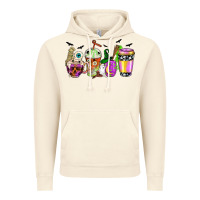 Vintage Artic Halloween coffee cups Vintage Hoodie - NancyCooperArtShop