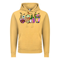 Vintage Mustard Halloween coffee cups Vintage Hoodie - NancyCooperArtShop