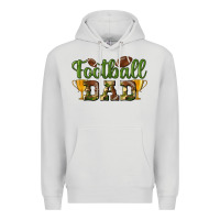 Dove Grey football dad Premium Hoodie - BundleAndBundleShop