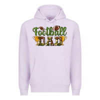 Lilac football dad Premium Hoodie - BundleAndBundleShop