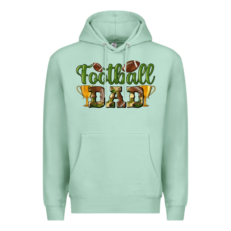 Football Dad Premium Hoodie by BundleAndBundleShop | Teevron