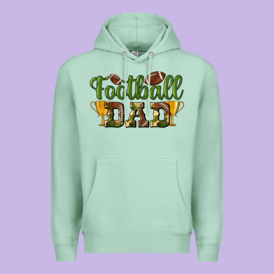 Football Dad Premium Hoodie Designed By Bundleandbundleshop
