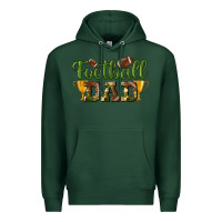 Sports Green football dad Premium Hoodie - BundleAndBundleShop