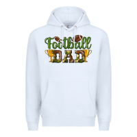 White football dad Premium Hoodie - BundleAndBundleShop
