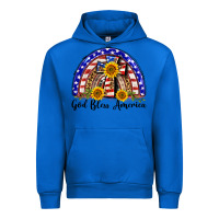 Cobalt god bless america  rainbow Urban Hoodie - BarkalooDesign