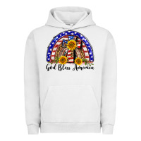 Pigment Lunar Rock god bless america  rainbow Urban Hoodie - BarkalooDesign