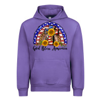Tulip god bless america  rainbow Urban Hoodie - BarkalooDesign