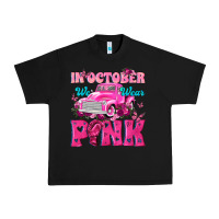 Black In October We Wear Pink Truck Urban Heavy Tee - texasbilliewilder