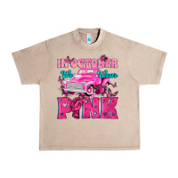 French Oak In October We Wear Pink Truck Urban Heavy Tee - texasbilliewilder