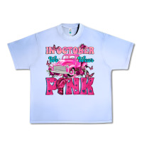Grape Ice In October We Wear Pink Truck Urban Heavy Tee - texasbilliewilder