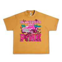 Peanut Butter In October We Wear Pink Truck Urban Heavy Tee - texasbilliewilder