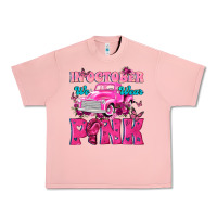Salmon In October We Wear Pink Truck Urban Heavy Tee - texasbilliewilder