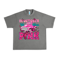 Tornado In October We Wear Pink Truck Urban Heavy Tee - texasbilliewilder