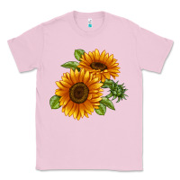 Bubblegum Pink Soraya Sunflower Classic Tee - LillyAllenDesigns