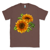 Chestnut Soraya Sunflower Classic Tee - LillyAllenDesigns