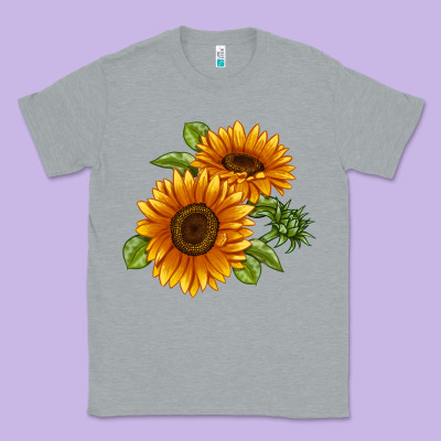 Soraya Sunflower Classic Tee Designed By Lillyallendesigns