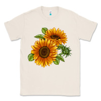 Natural Soraya Sunflower Classic Tee - LillyAllenDesigns