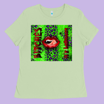 It's Halloween Bitches Tumbler Ladies Tee Designed By Bundleandbundleshop