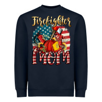 Navy Firefighter mom Heavyweight Sweatshirt - FaDigitalArtStudio