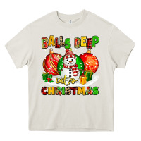 Cream Balls Deep Into Christmas Heavy Core Tee - MaliasSmallBusiness