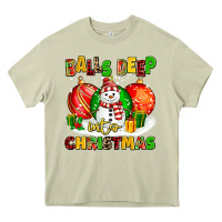 Mossy Balls Deep Into Christmas Heavy Core Tee - MaliasSmallBusiness