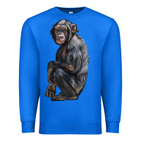 True Royal Chimpanzee Illustrations Premium Sweatshirt - LillyAllenDesigns