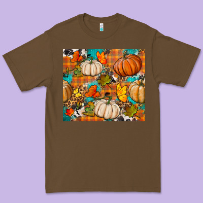 Fall Pumpkin Tumbler Premium Tee Designed By Bundleandbundleshop