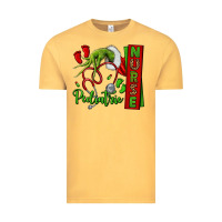 Vintage Mustard Christmas Character Vintage Tee - NancyCooperArtShop
