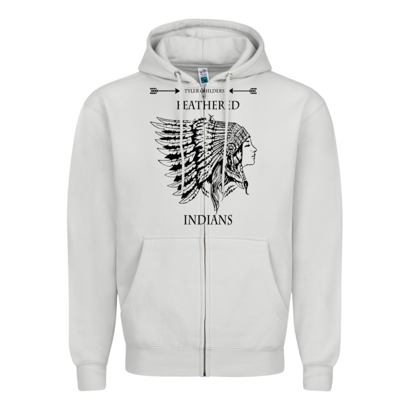 A Feathered Indians Tyler Darling Childers Art Gift For Fans Zipper Hoodie by tuanDangUi | Teevron