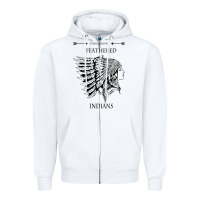 White A Feathered indians tyler darling childers art gift for fans Zipper Hoodie - tuanDangUi