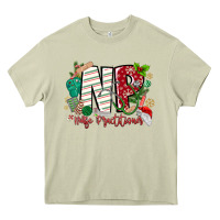 Mossy NP Nurse Practitioner Christmas Heavy Core Tee - MaliasSmallBusiness
