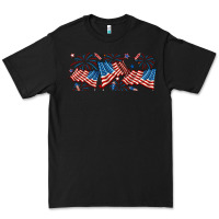 Black fourth of july american flag Premium Tee - RanaPortraitStore