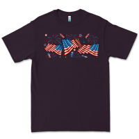 Plum fourth of july american flag Premium Tee - RanaPortraitStore