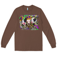 Chestnut mardi gras heifers Long Sleeve Tee - CowGirlArtShop