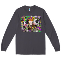 Smoke mardi gras heifers Long Sleeve Tee - CowGirlArtShop