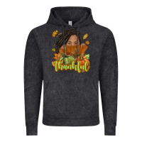 Vintage Black Thankful Fall with black girl Vintage Hoodie - NancyCooperArtShop