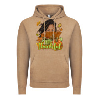 Vintage Coffee Thankful Fall with black girl Vintage Hoodie - NancyCooperArtShop