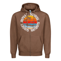 Chestnut sunrise sunburn sunset repeat retro vintage gift vacation t shirt Zipper Hoodie - tuanDangUi