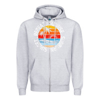 Heather Grey sunrise sunburn sunset repeat retro vintage gift vacation t shirt Zipper Hoodie - tuanDangUi