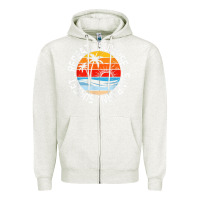 Oatmeal Heather sunrise sunburn sunset repeat retro vintage gift vacation t shirt Zipper Hoodie - tuanDangUi