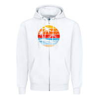 White sunrise sunburn sunset repeat retro vintage gift vacation t shirt Zipper Hoodie - tuanDangUi