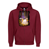 Burgundy Francis Bacon Screaming Pope painting art lover gift  1 Zipper Hoodie - tuanDangUi