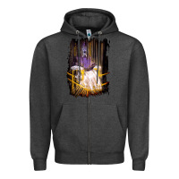 Charcoal Heather Francis Bacon Screaming Pope painting art lover gift  1 Zipper Hoodie - tuanDangUi
