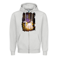 Dove Grey Francis Bacon Screaming Pope painting art lover gift  1 Zipper Hoodie - tuanDangUi