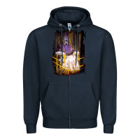 Navy Francis Bacon Screaming Pope painting art lover gift  1 Zipper Hoodie - tuanDangUi