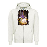 Oatmeal Heather Francis Bacon Screaming Pope painting art lover gift  1 Zipper Hoodie - tuanDangUi